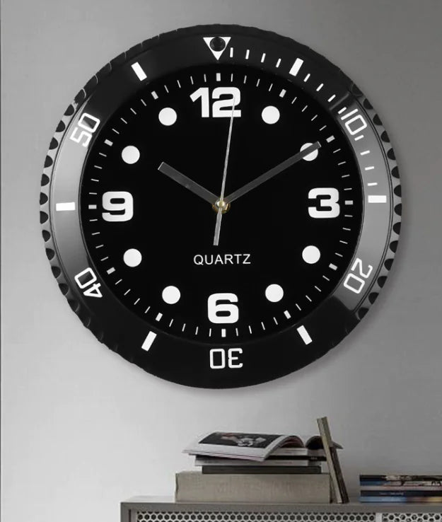 Classic Italian Quartz Watch Noiseless Clock