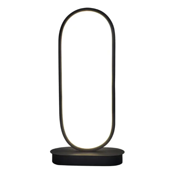 Oval Two-Tone LED Table Lamp